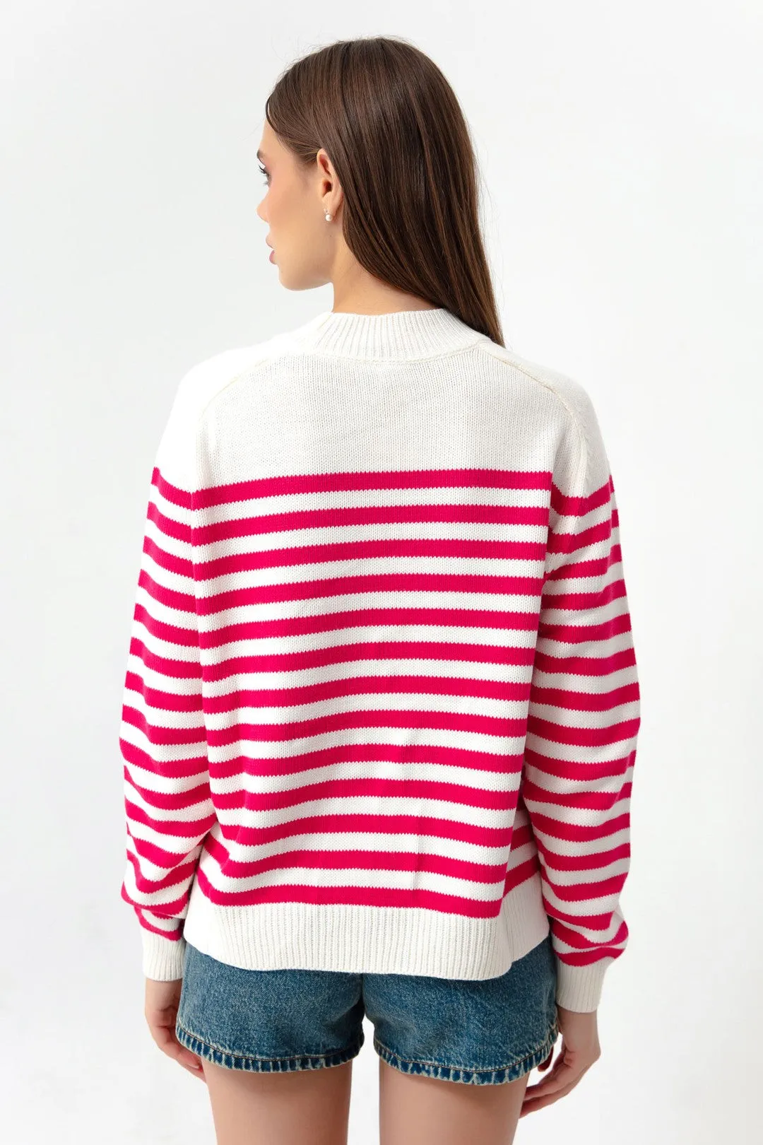 Female Fisherman Neckline Triko Sweater