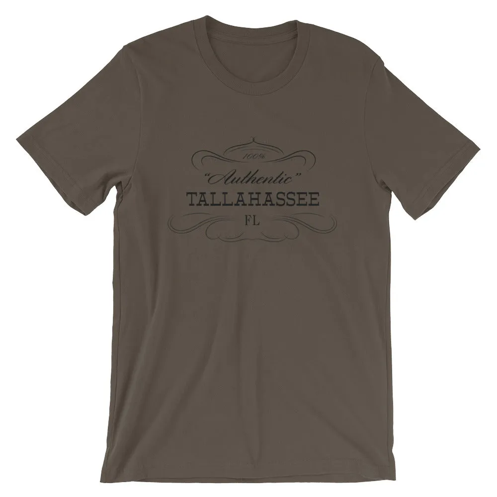 Florida - Tallahassee FL - Short-Sleeve Unisex T-Shirt - "Authentic"