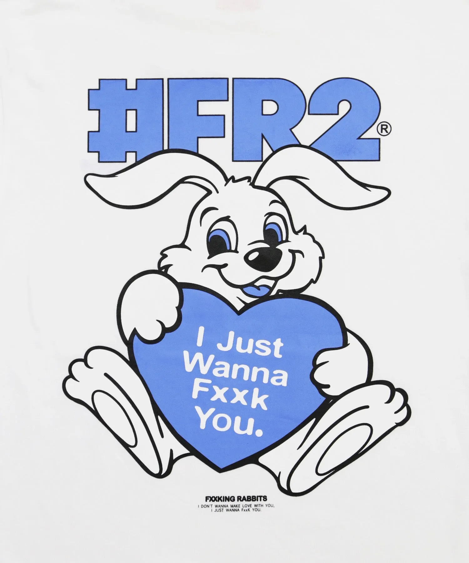 #FR2 STEAL YOUR HEART T-SHIRT-WHITE