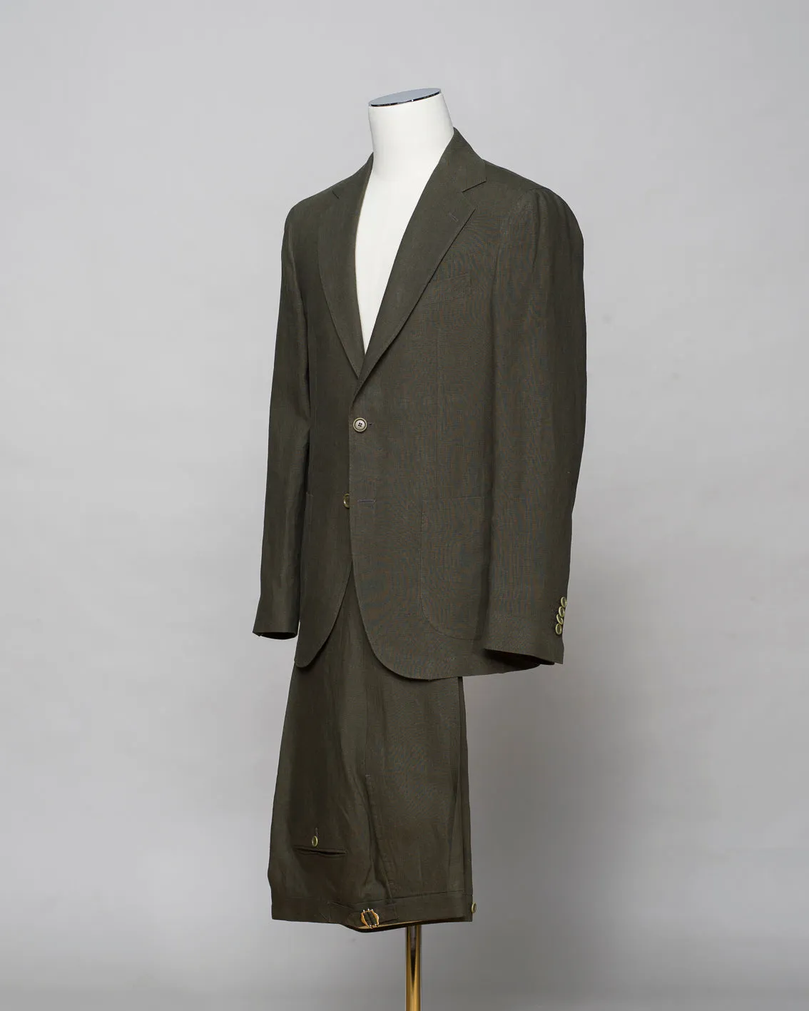 Gaiola Linen Suit / Dark Green