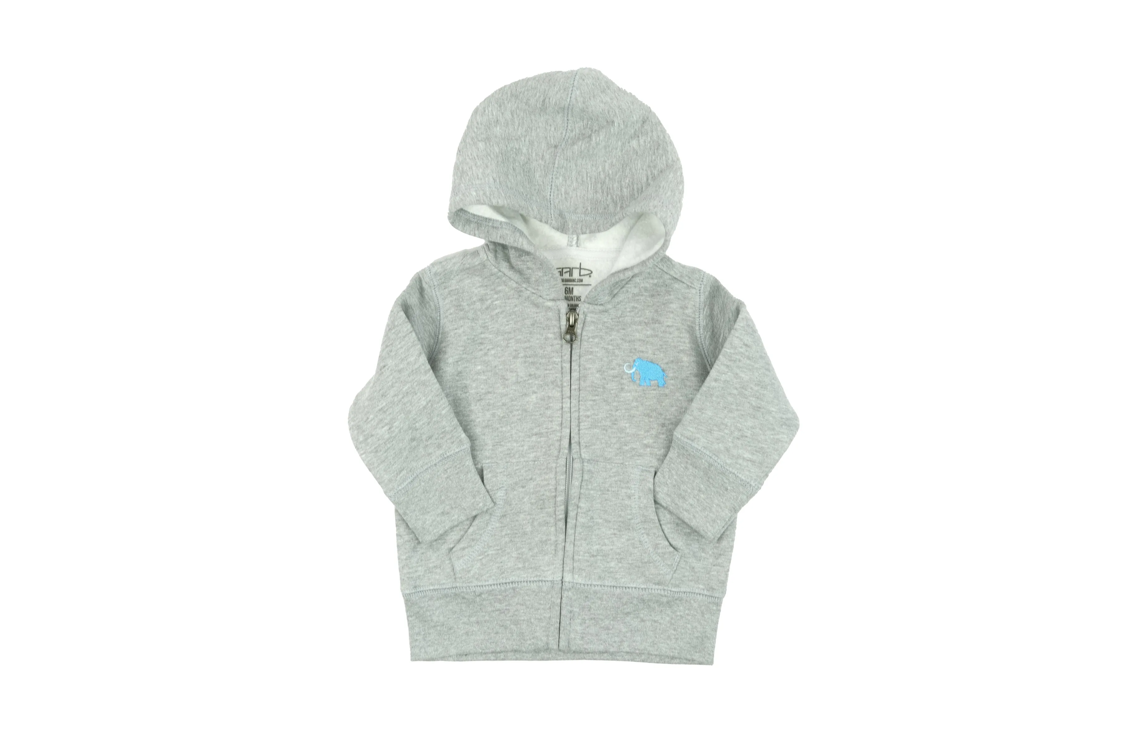 Garb Infant Grey Henry Full Zip Hoodie