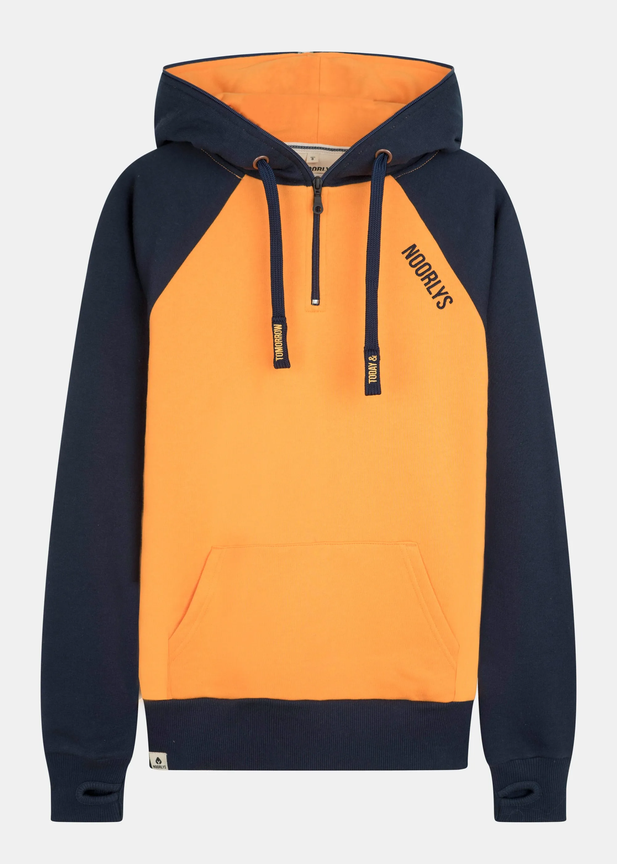 Hoodie AX-1  Tangerine/Navy