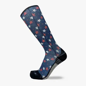 Illustrated Stars Compression Socks (Knee-High)