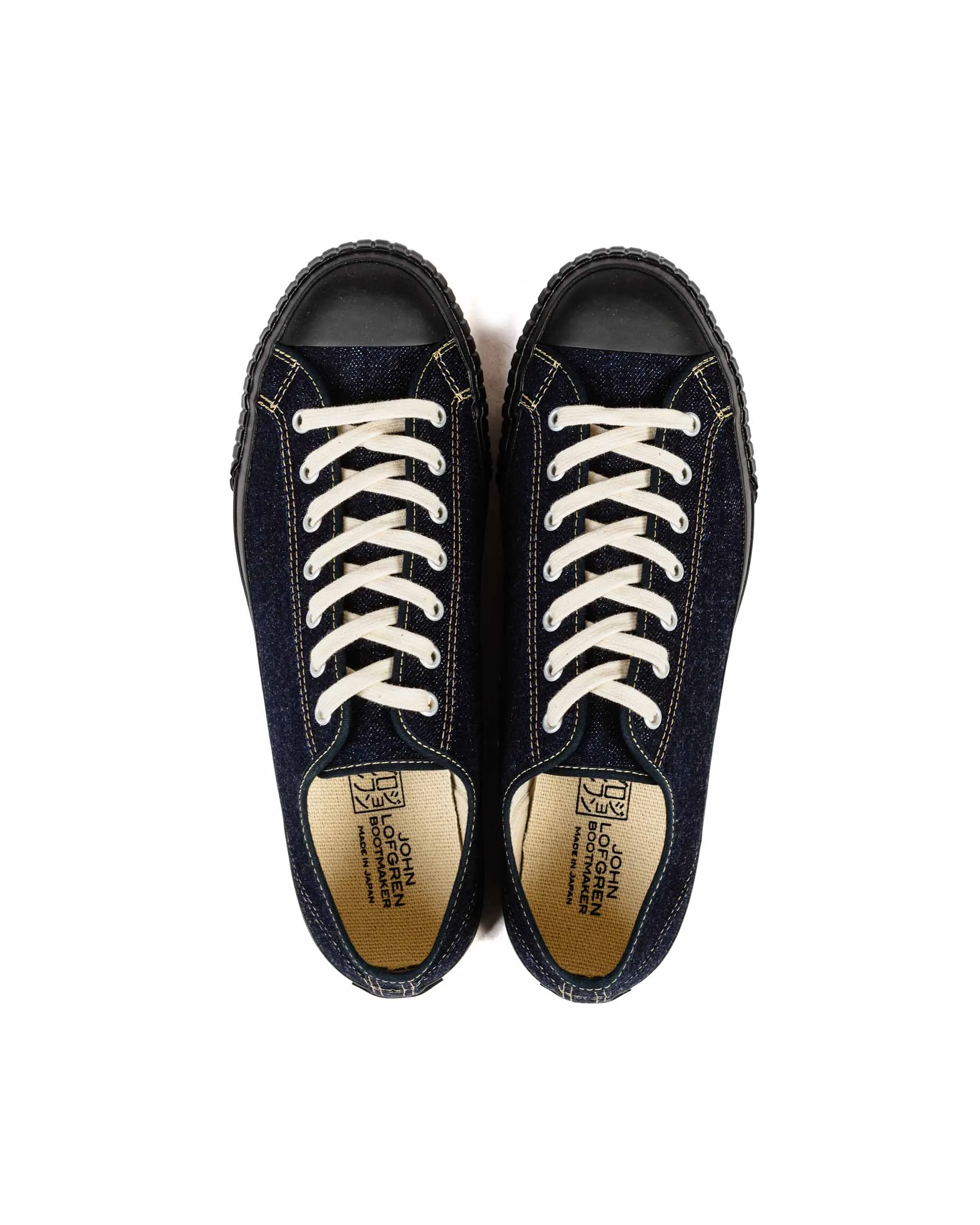 John Lofgren Bootmaker JLB Champion Sneakers Japanese Indigo Denim