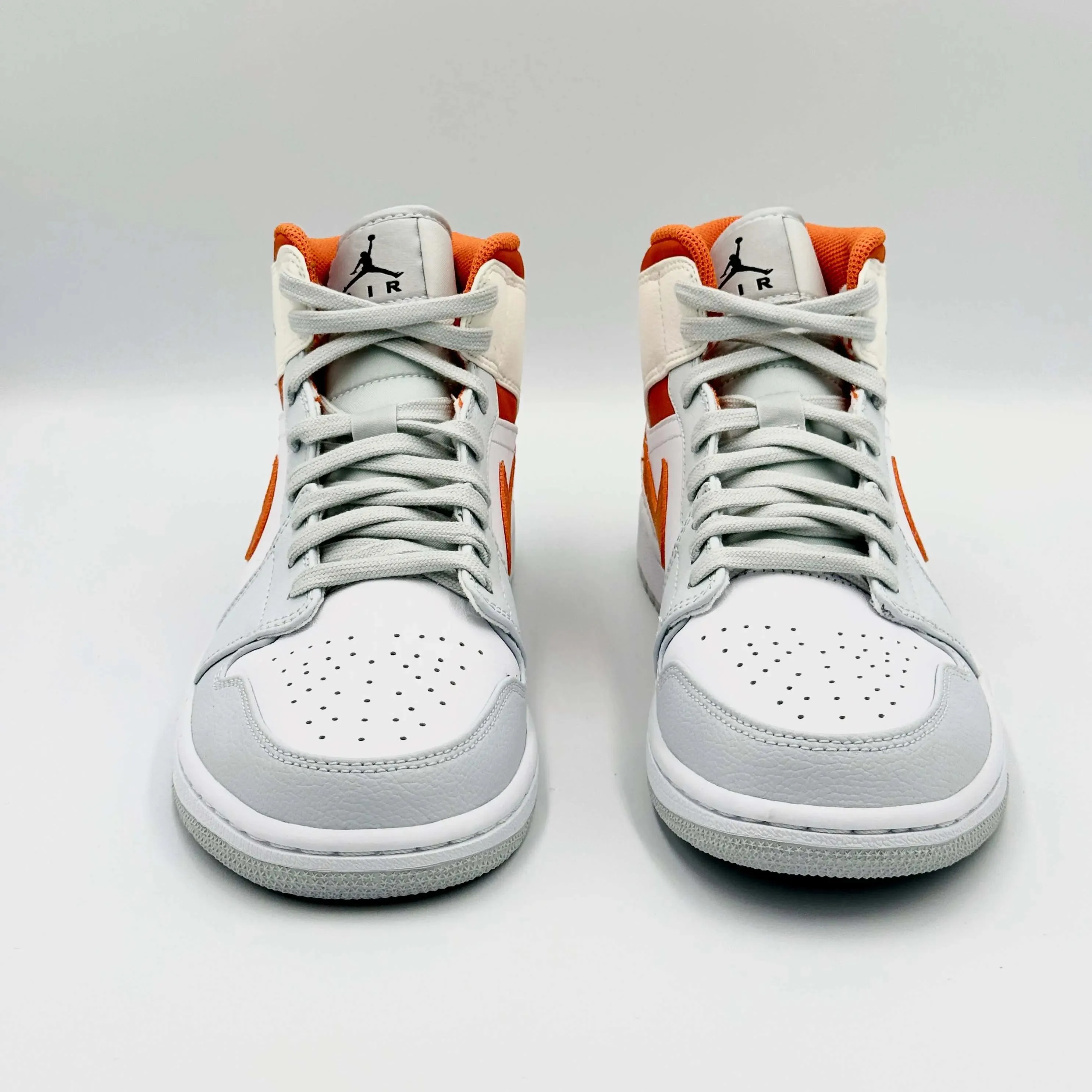 Jordan 1 Mid Starfish Pure Platinum