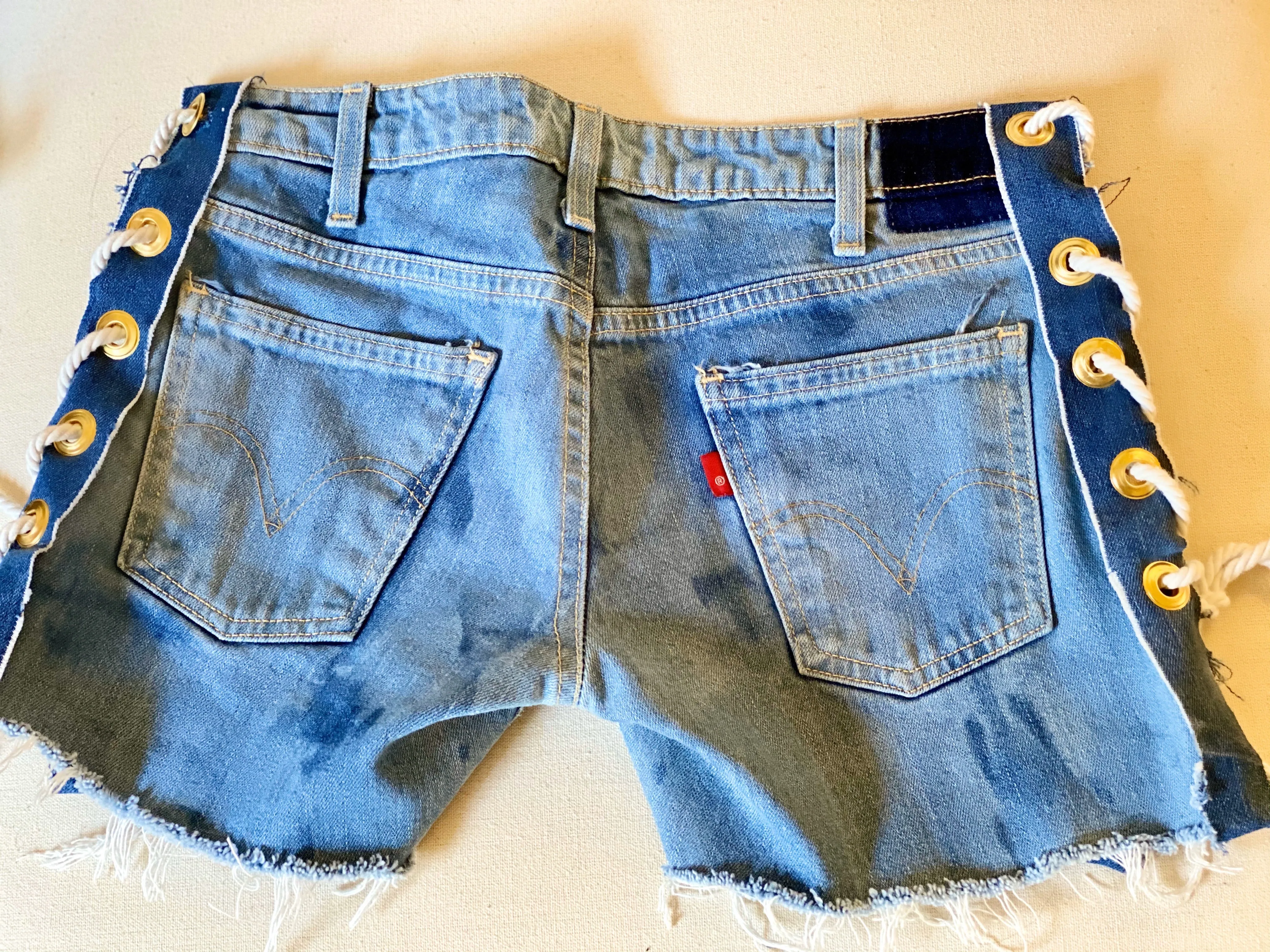 LEVIS Side Lace Up Shorts