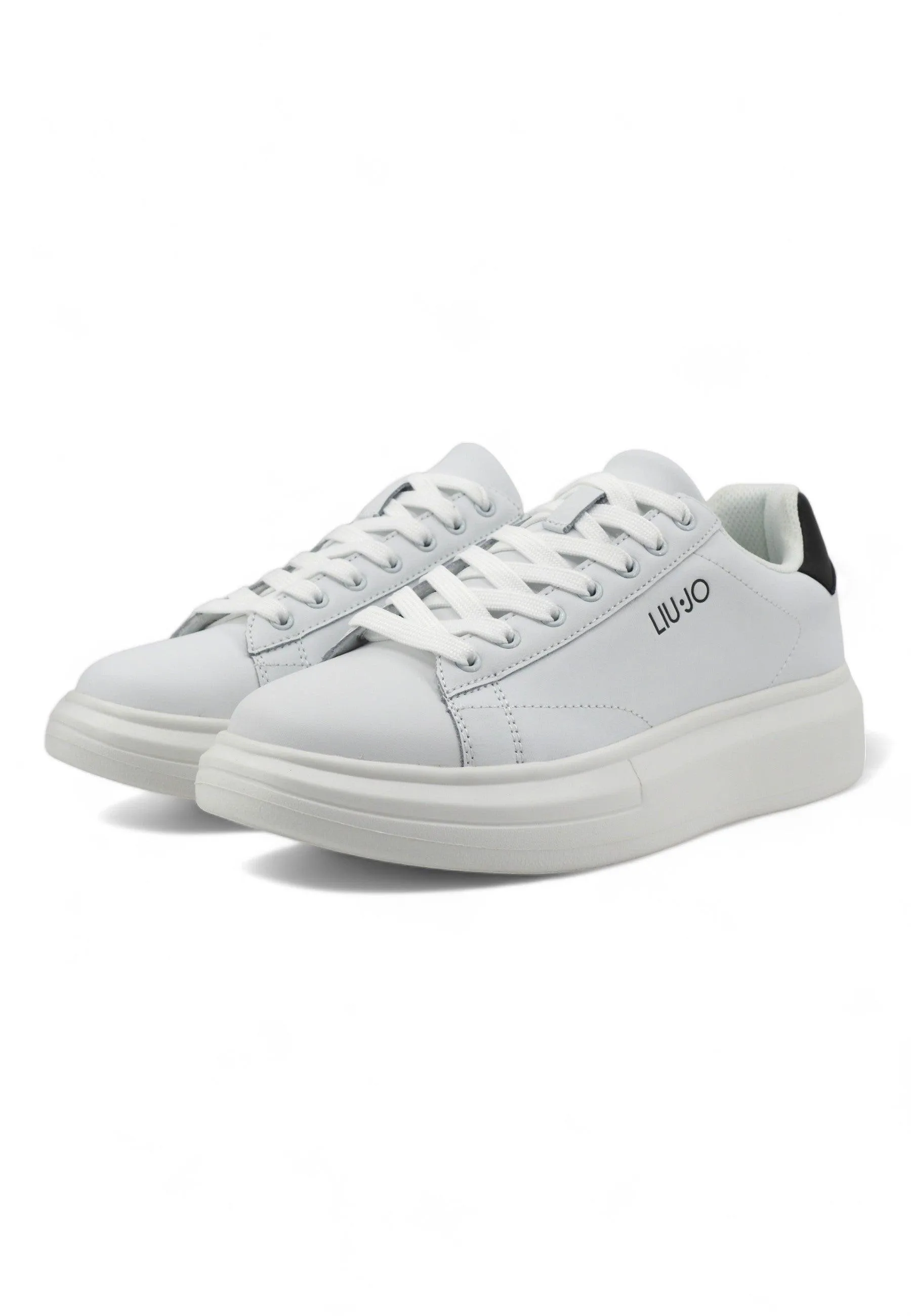 LIU JO Big 01 Sneaker Uomo White Black 7B4027-PX474