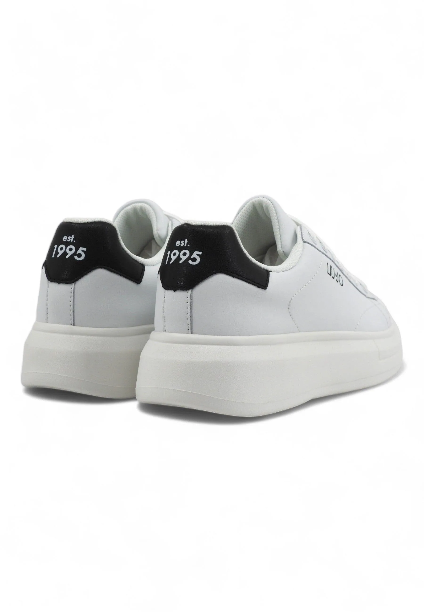 LIU JO Big 01 Sneaker Uomo White Black 7B4027-PX474