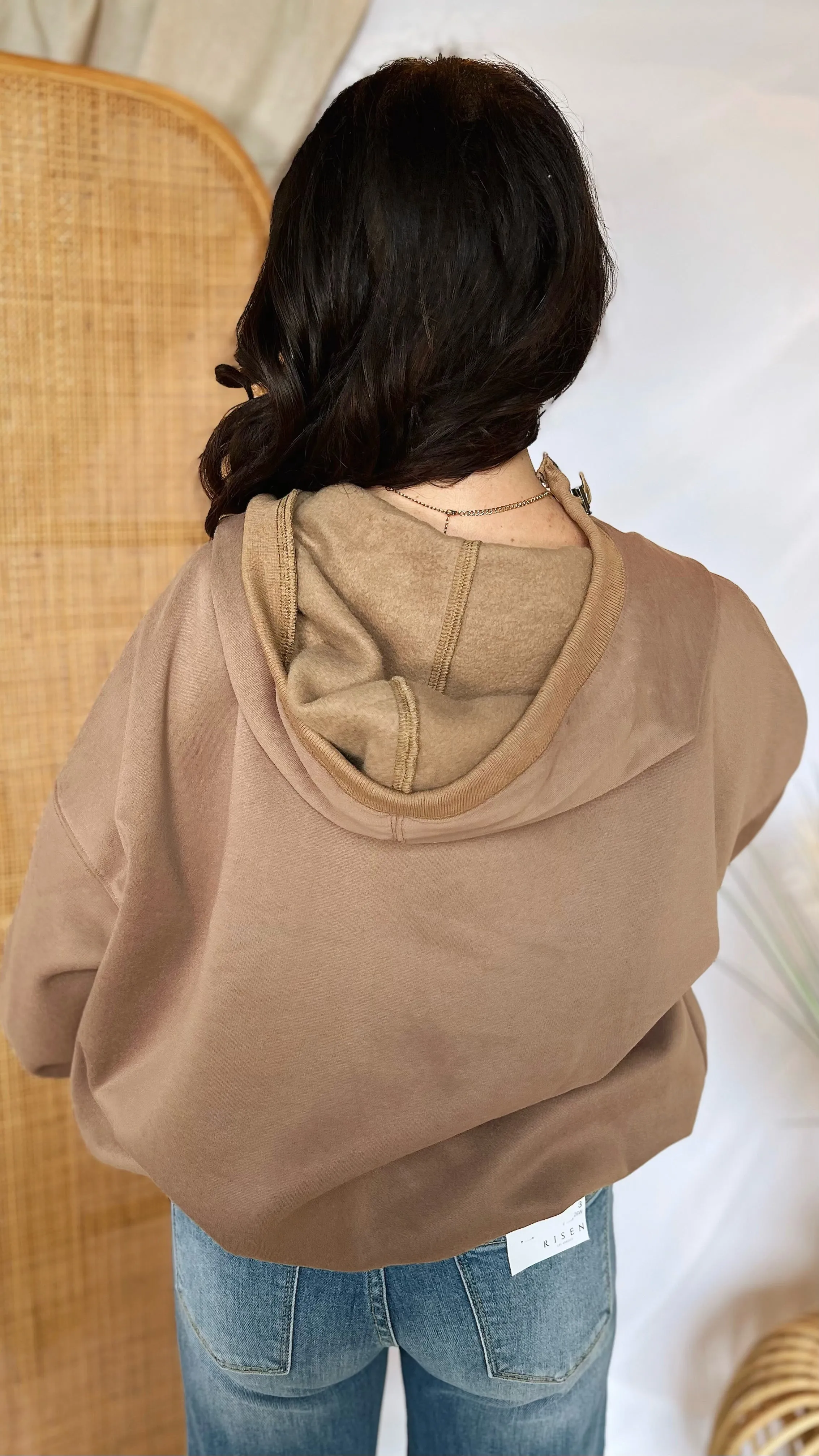 Malia Mocha Pullover Hoodie