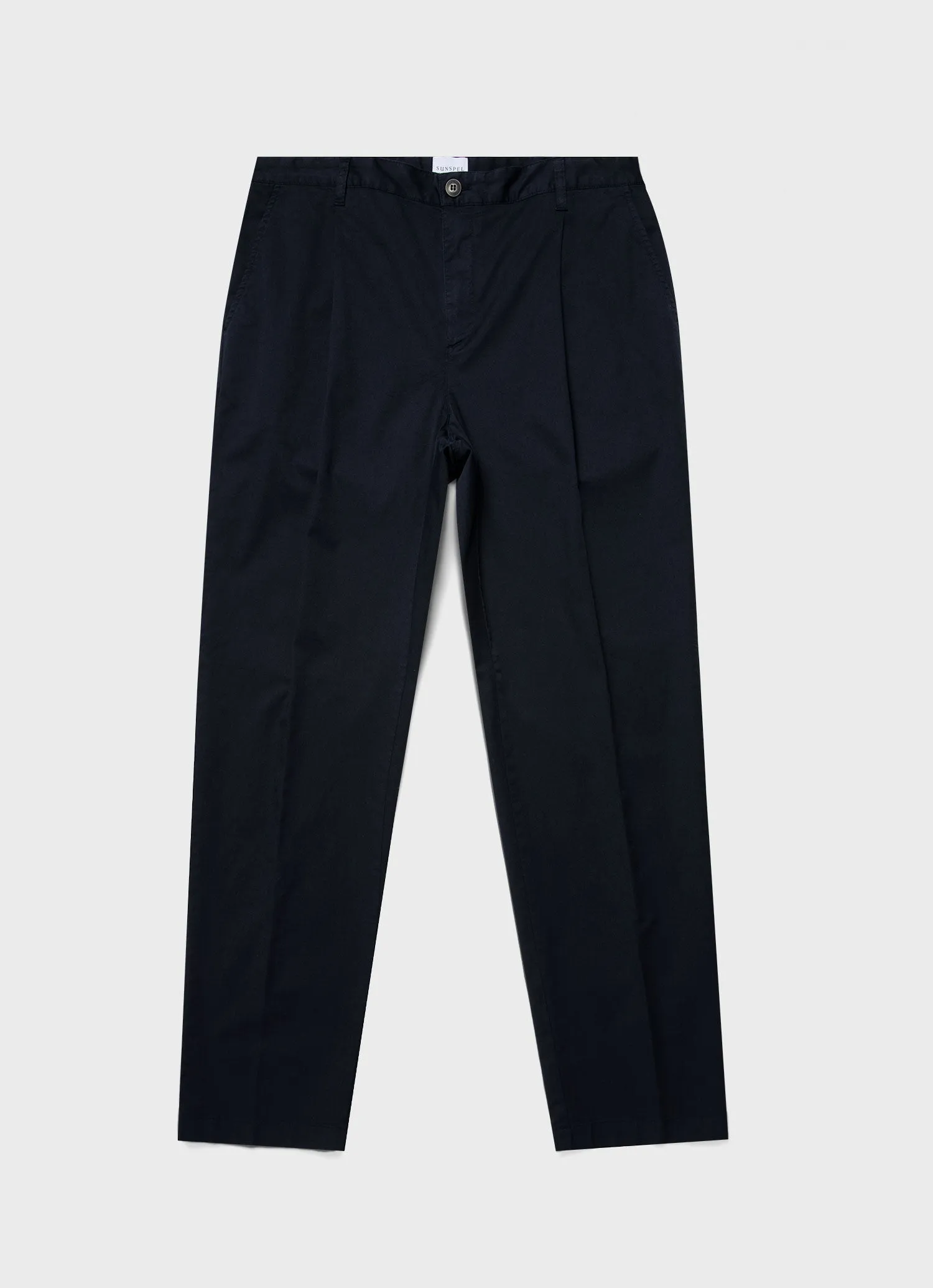 Men's Cotton Two-Piece Suit in Navy