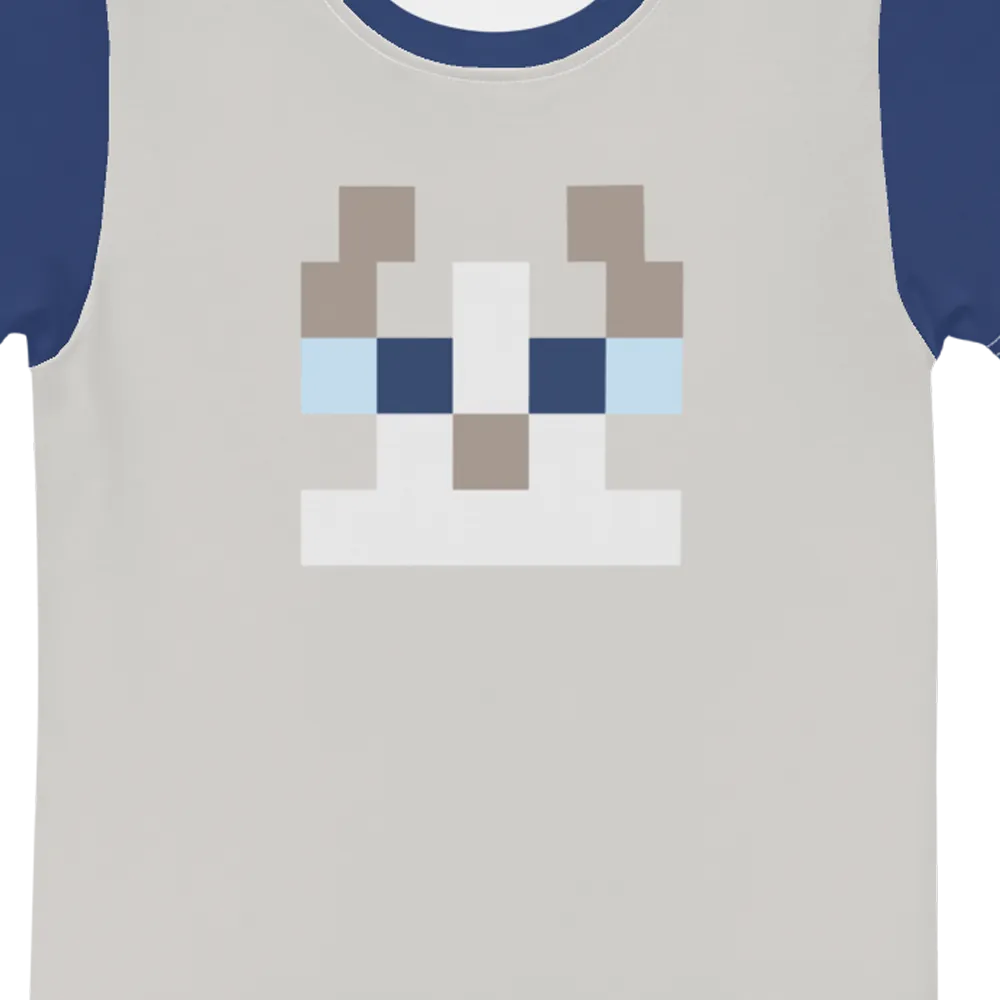 Minecraft Cat Kids Short Sleeve T-Shirt