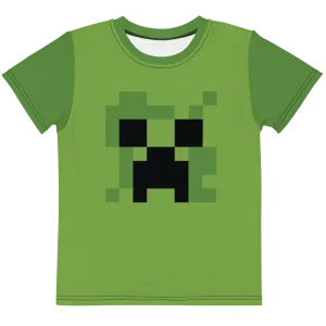 Minecraft Creeper Kids Short Sleeve T-Shirt