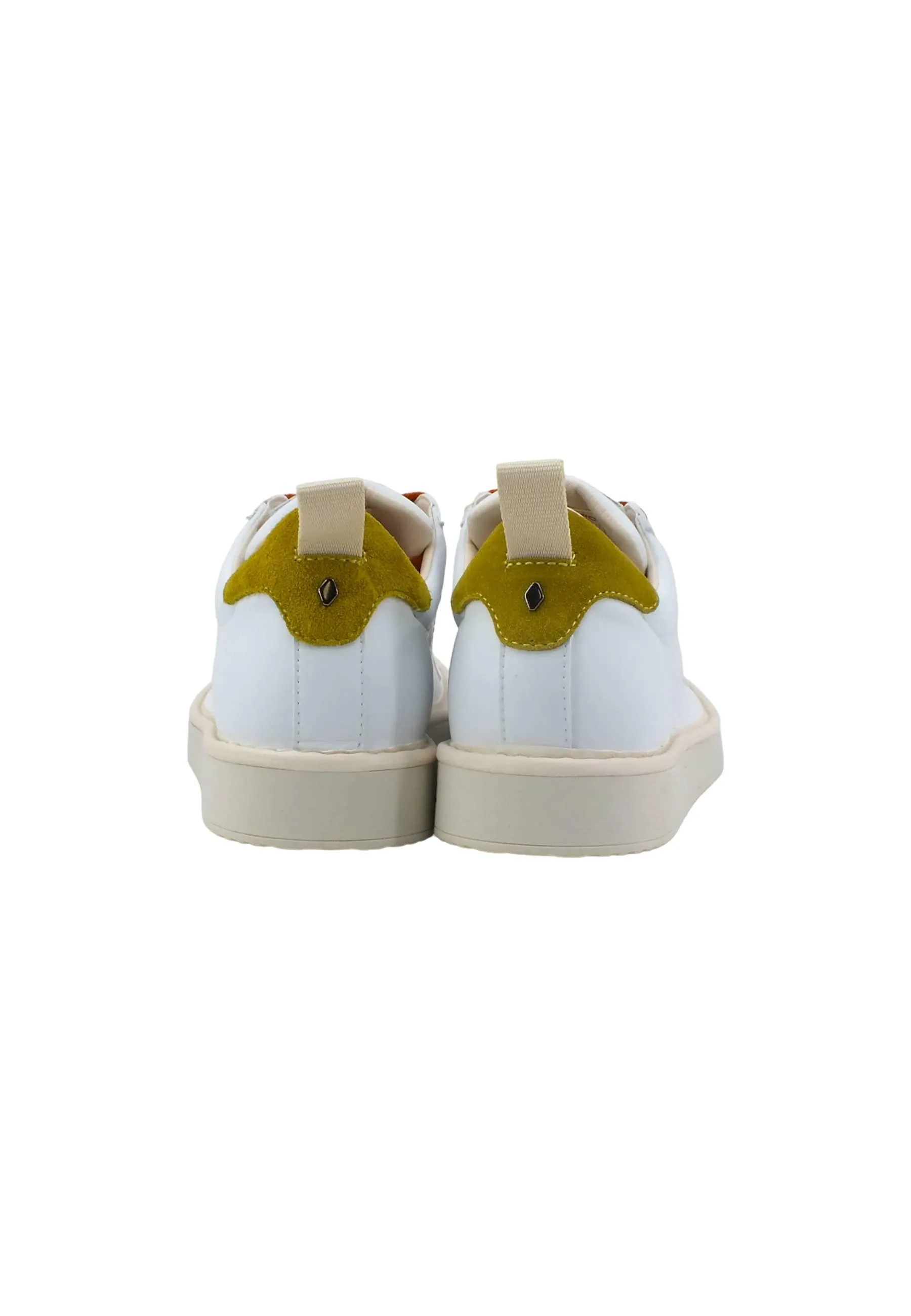 PAN CHIC Sneaker Uomo White Citron Burnt Orange P01M00200243002