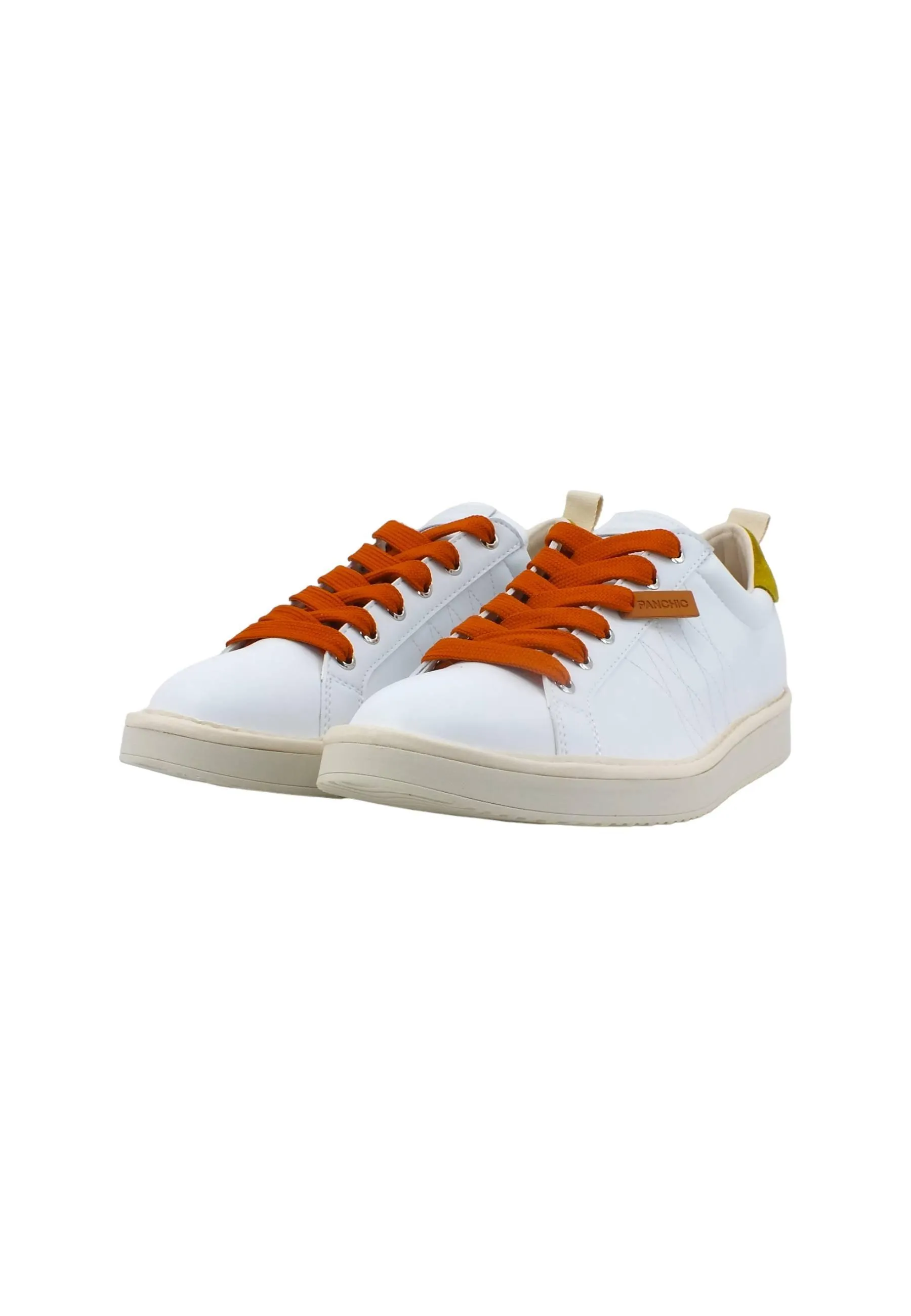 PAN CHIC Sneaker Uomo White Citron Burnt Orange P01M00200243002