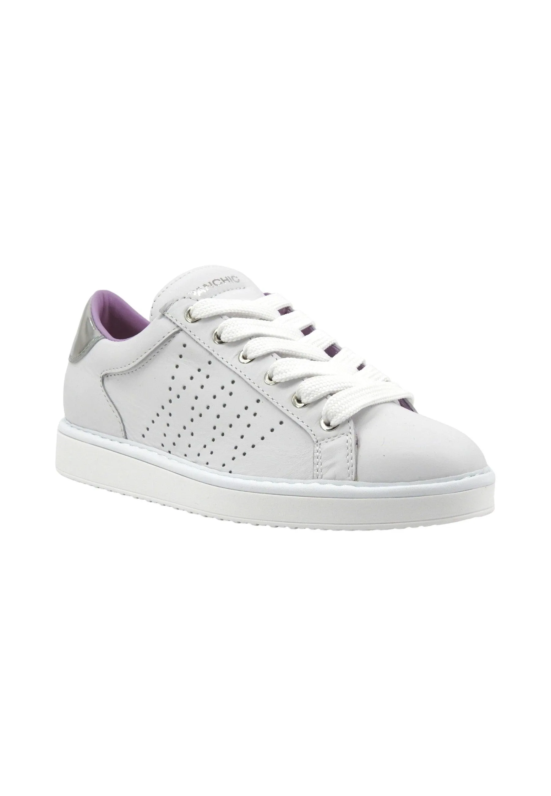 PANCHIC Sneaker Donna White Silver P01W013-00690029