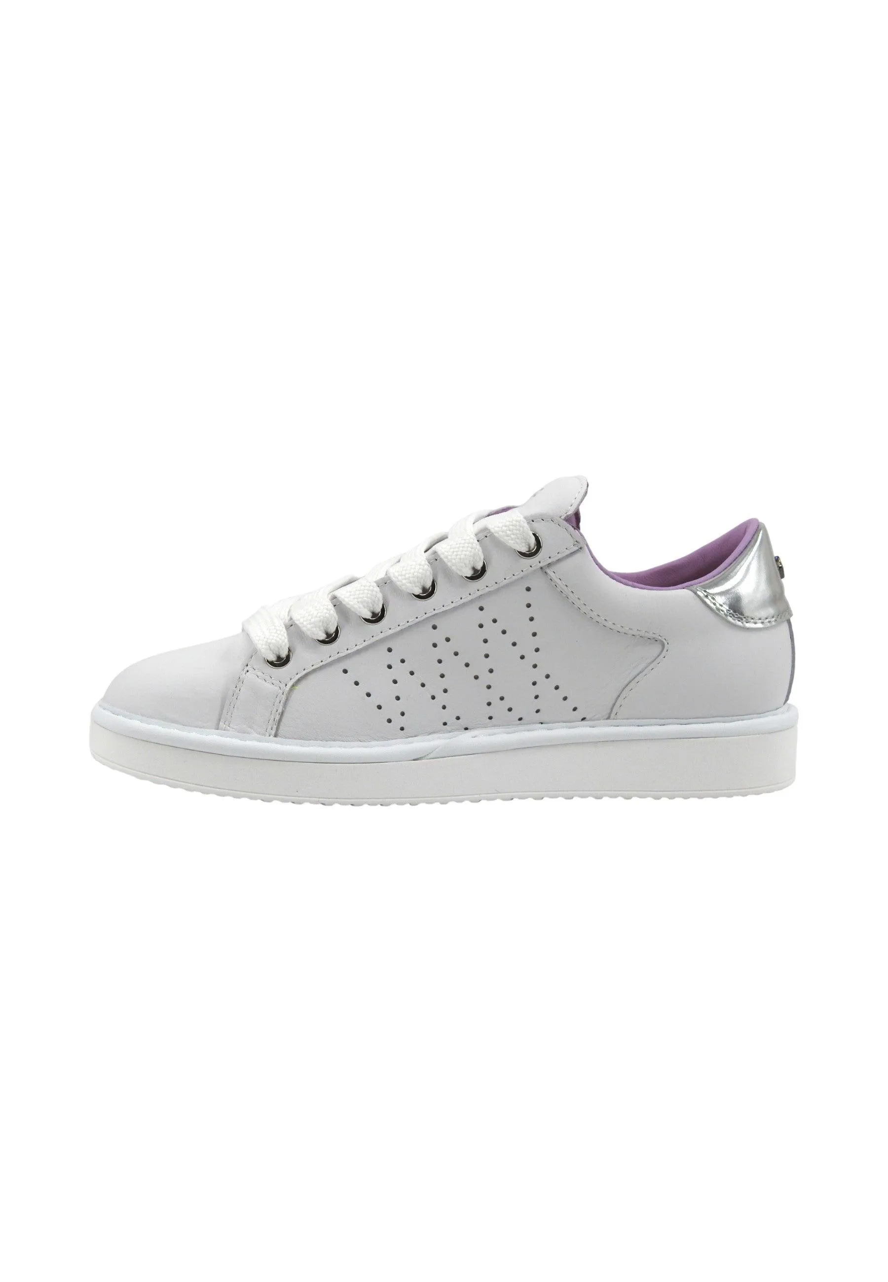 PANCHIC Sneaker Donna White Silver P01W013-00690029