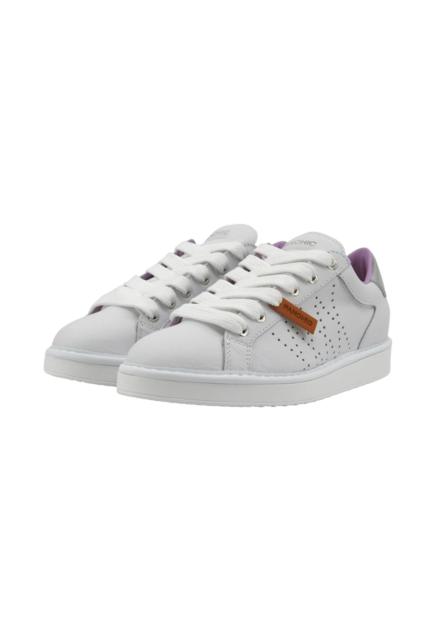 PANCHIC Sneaker Donna White Silver P01W013-00690029