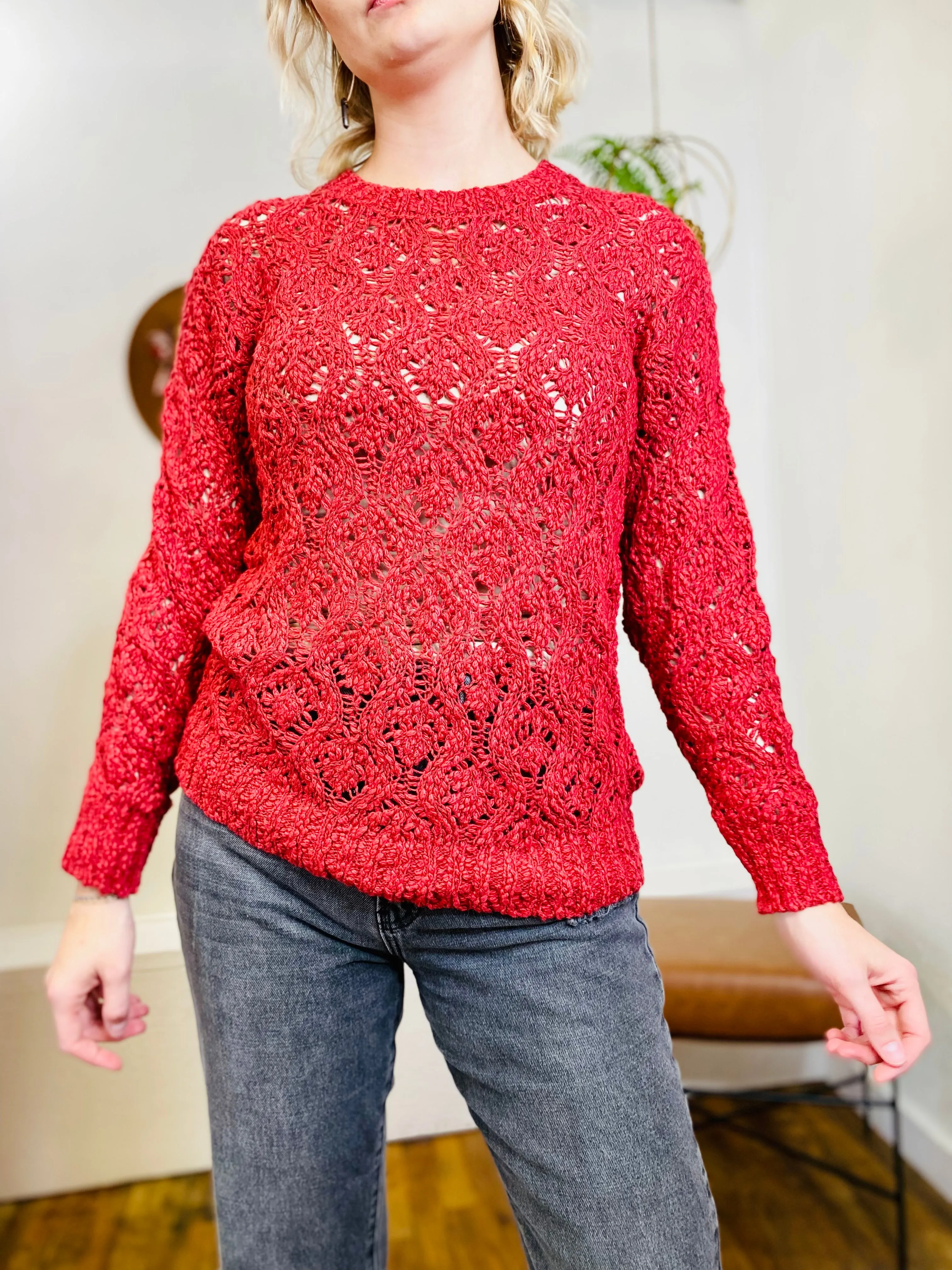 Paris Crochet Sweater DEAR JOHN