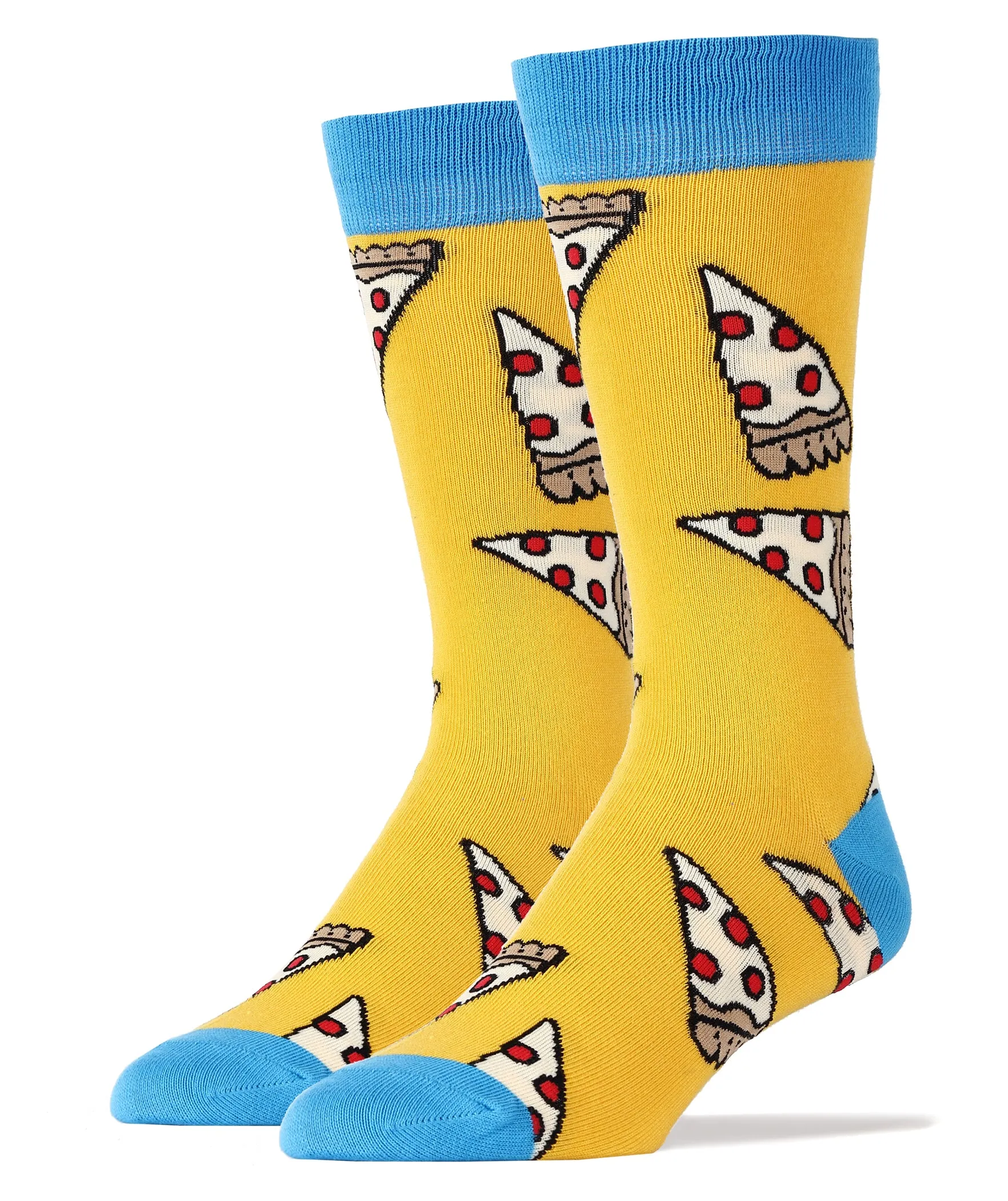 Pizza Party Yellow Socks