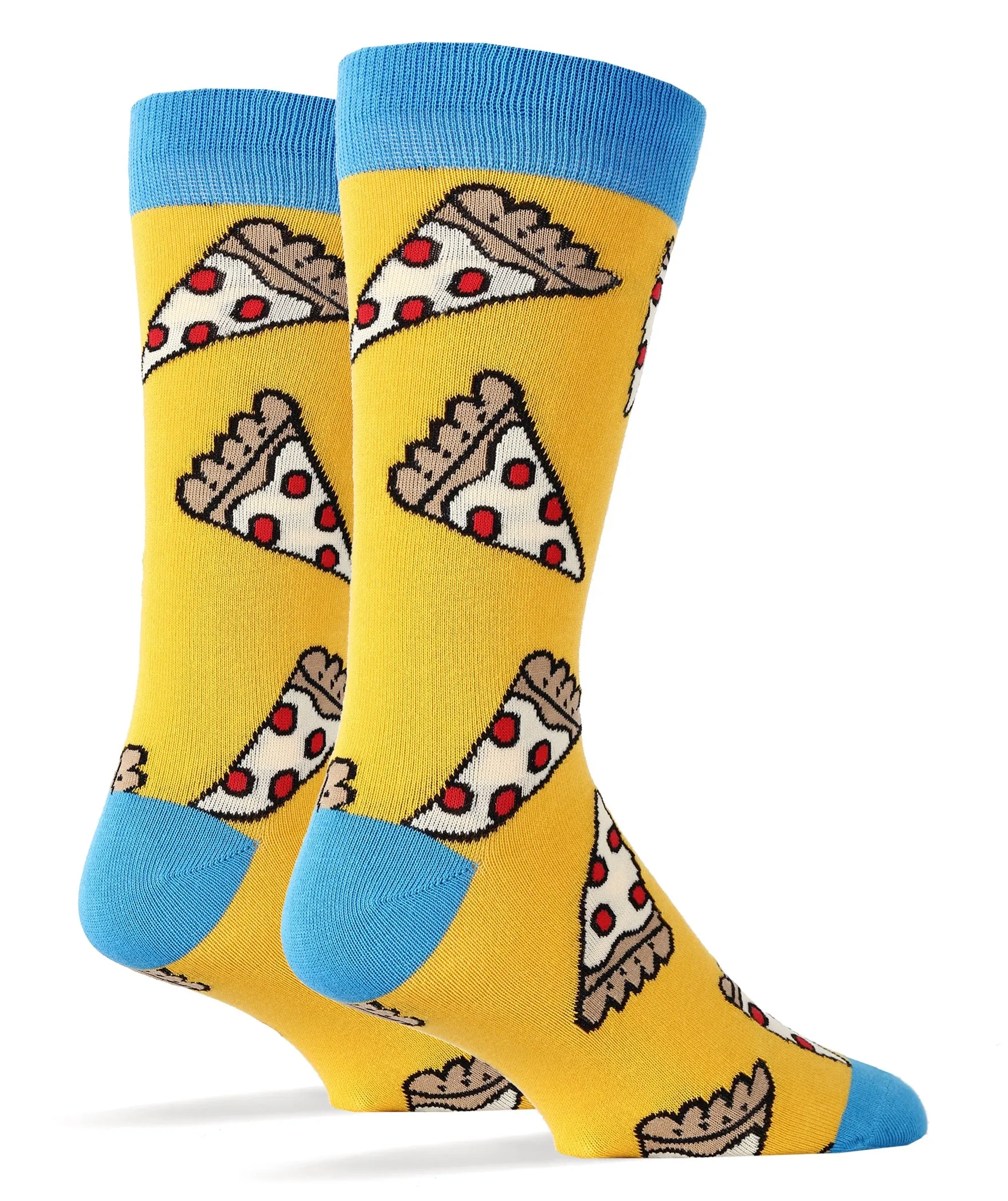 Pizza Party Yellow Socks