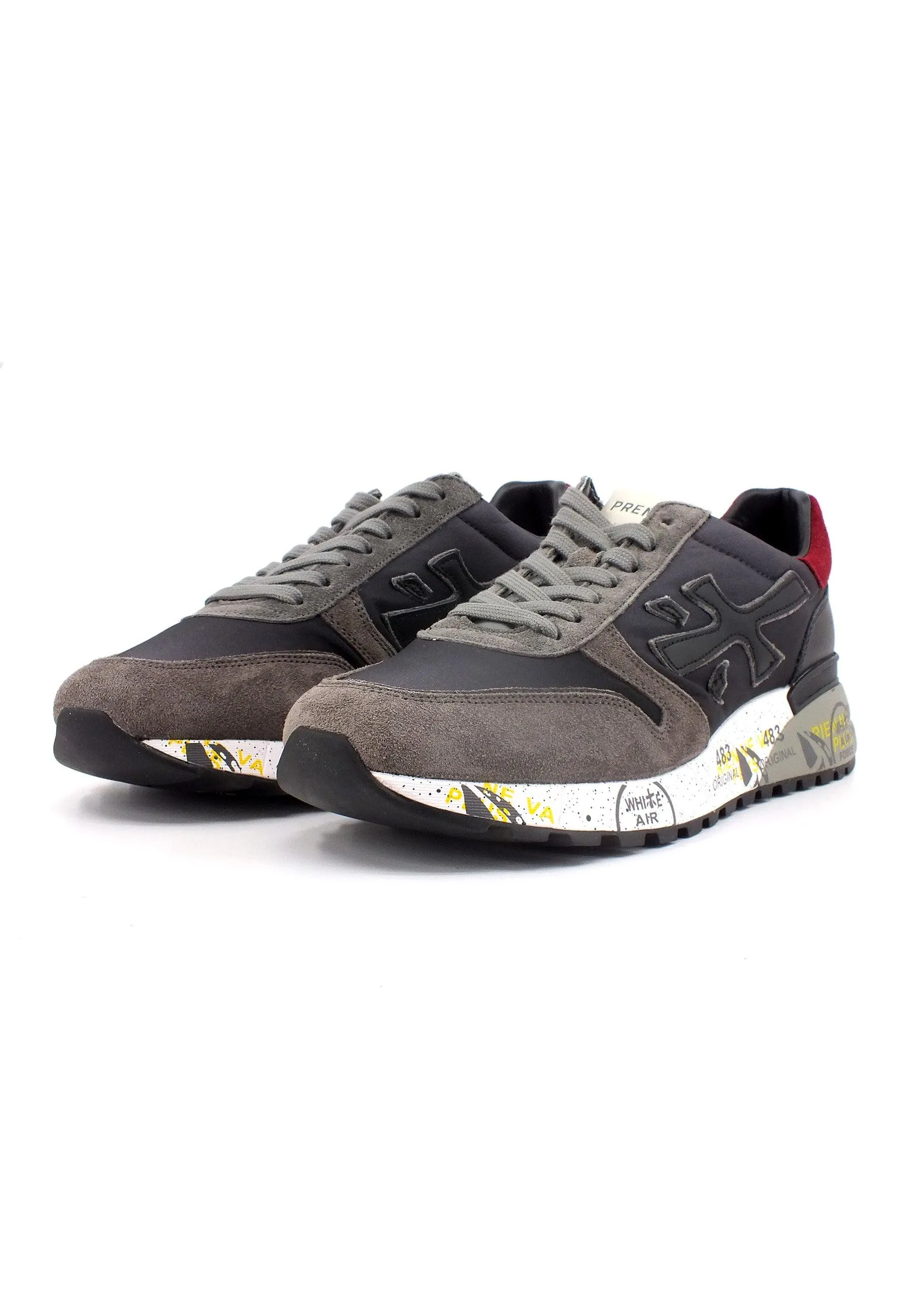 PREMIATA Sneaker Uomo Black Grey MICK-6420