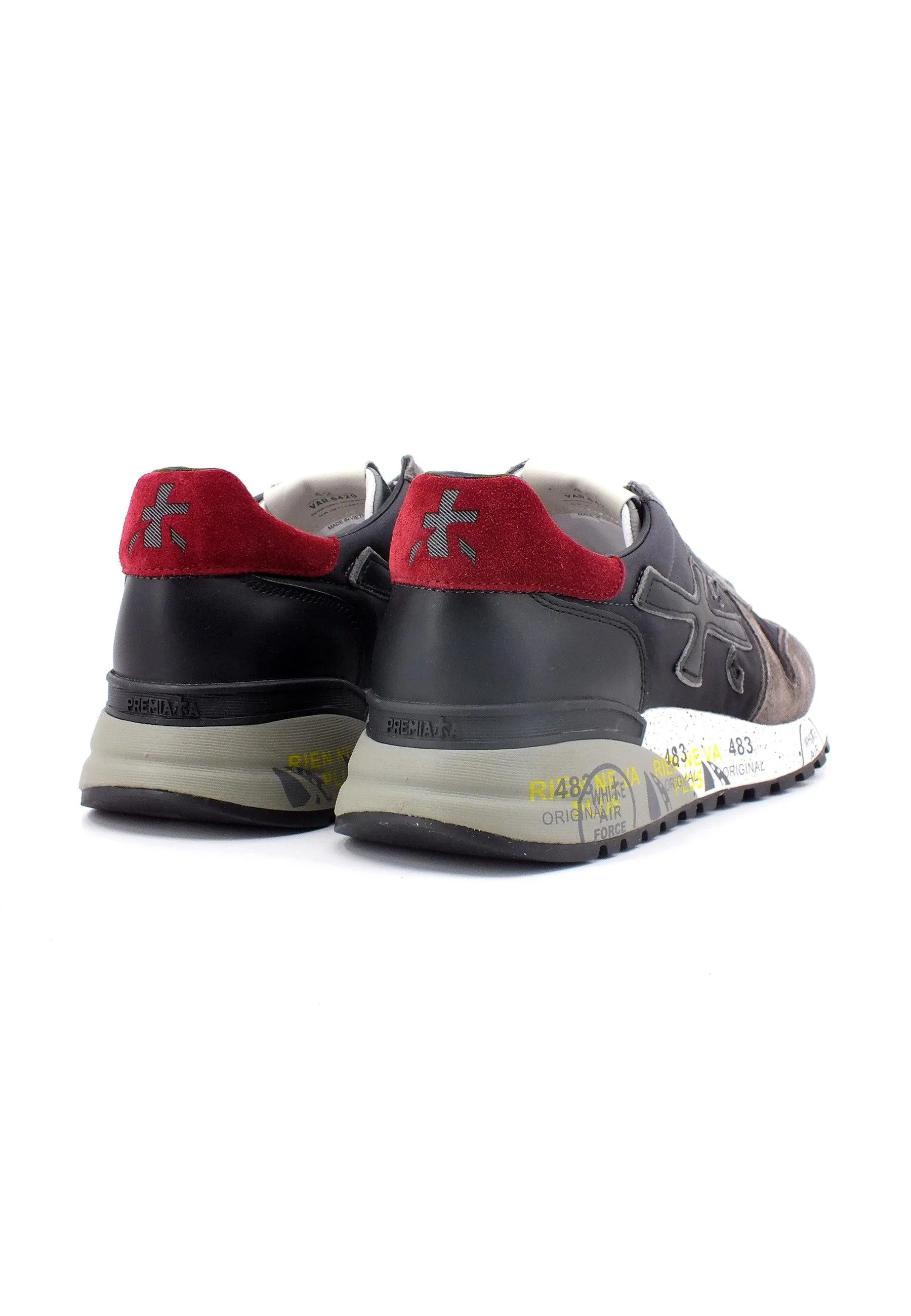 PREMIATA Sneaker Uomo Black Grey MICK-6420