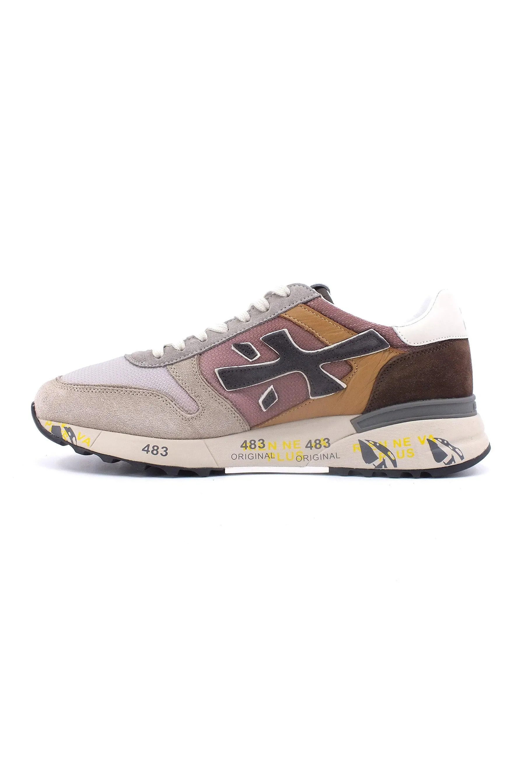 PREMIATA Sneaker Uomo Grey Brown MICK-6414