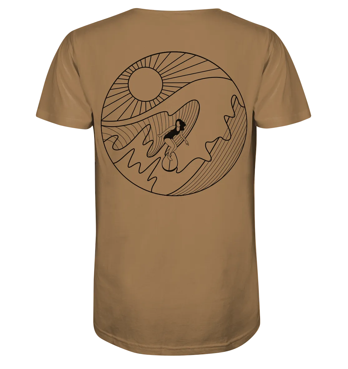 "Wavin Moment Backtail" - Herren Premium Organic Shirt