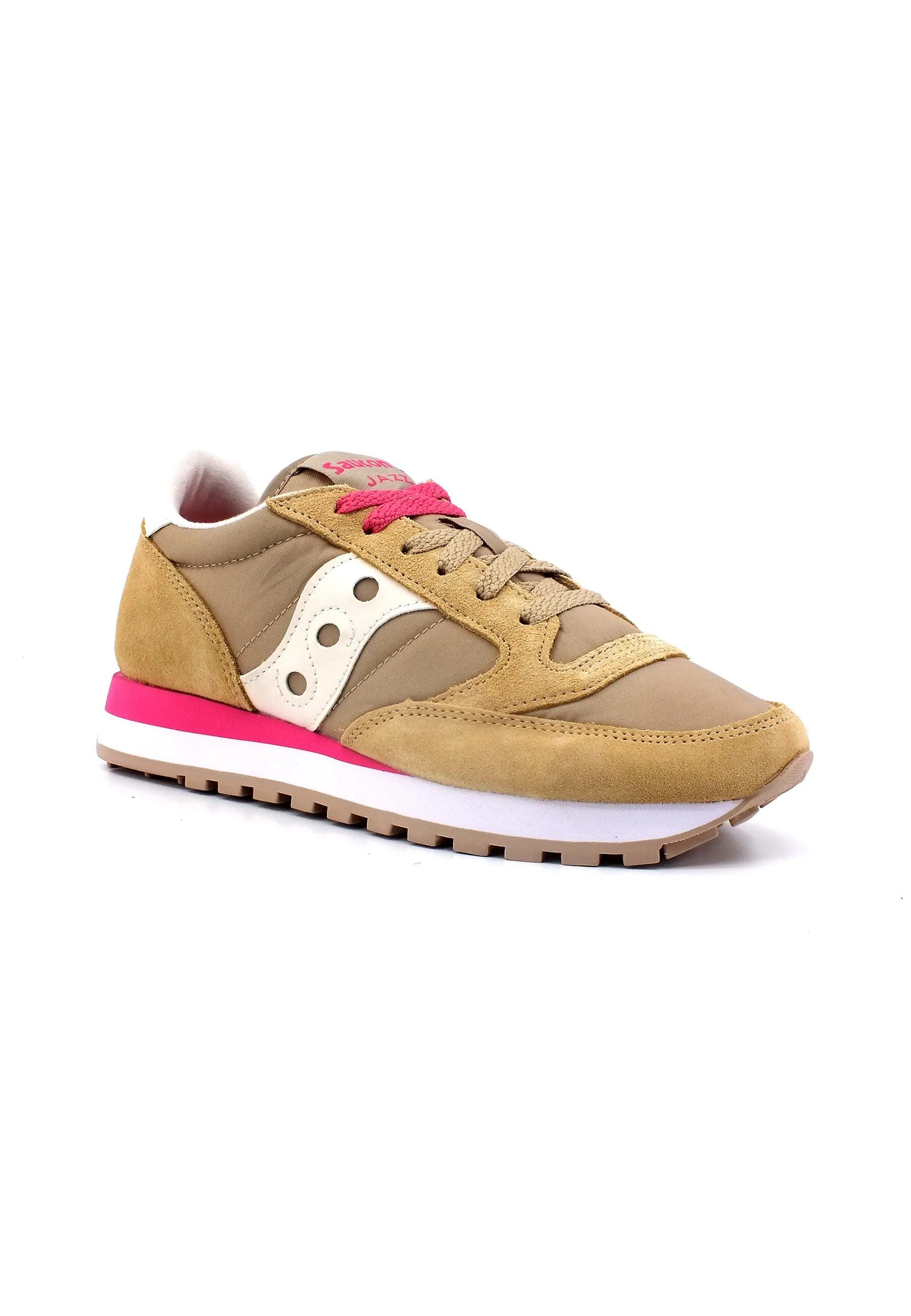 SAUCONY Jazz Original Sneaker Donna Beige Green Pink S1044-639