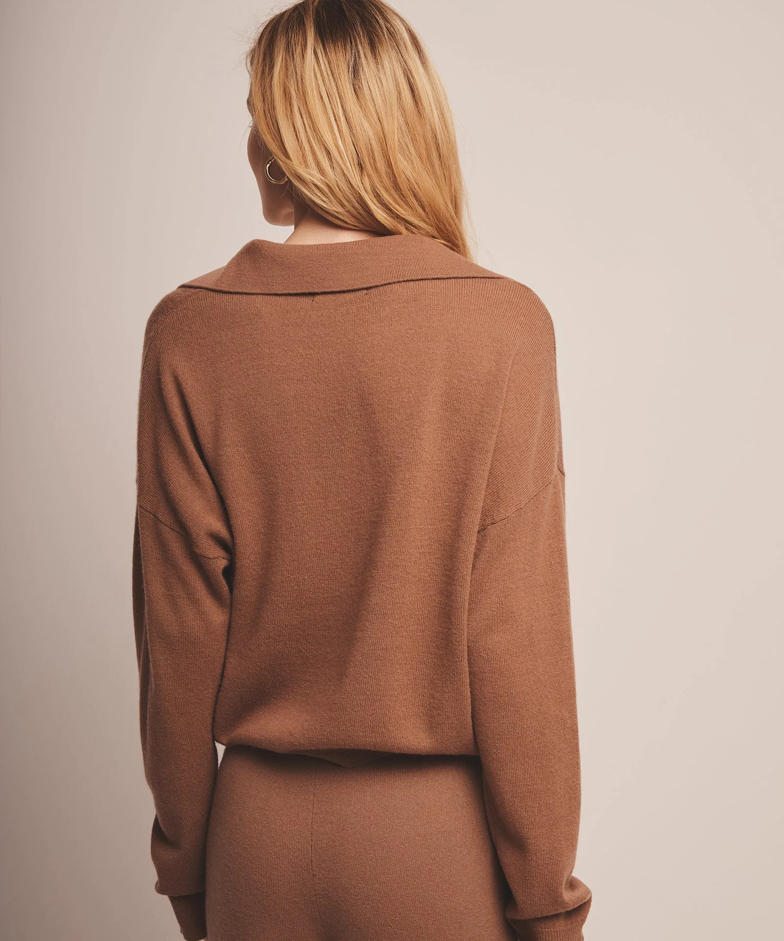 Signature Cashmere Polo Sweater