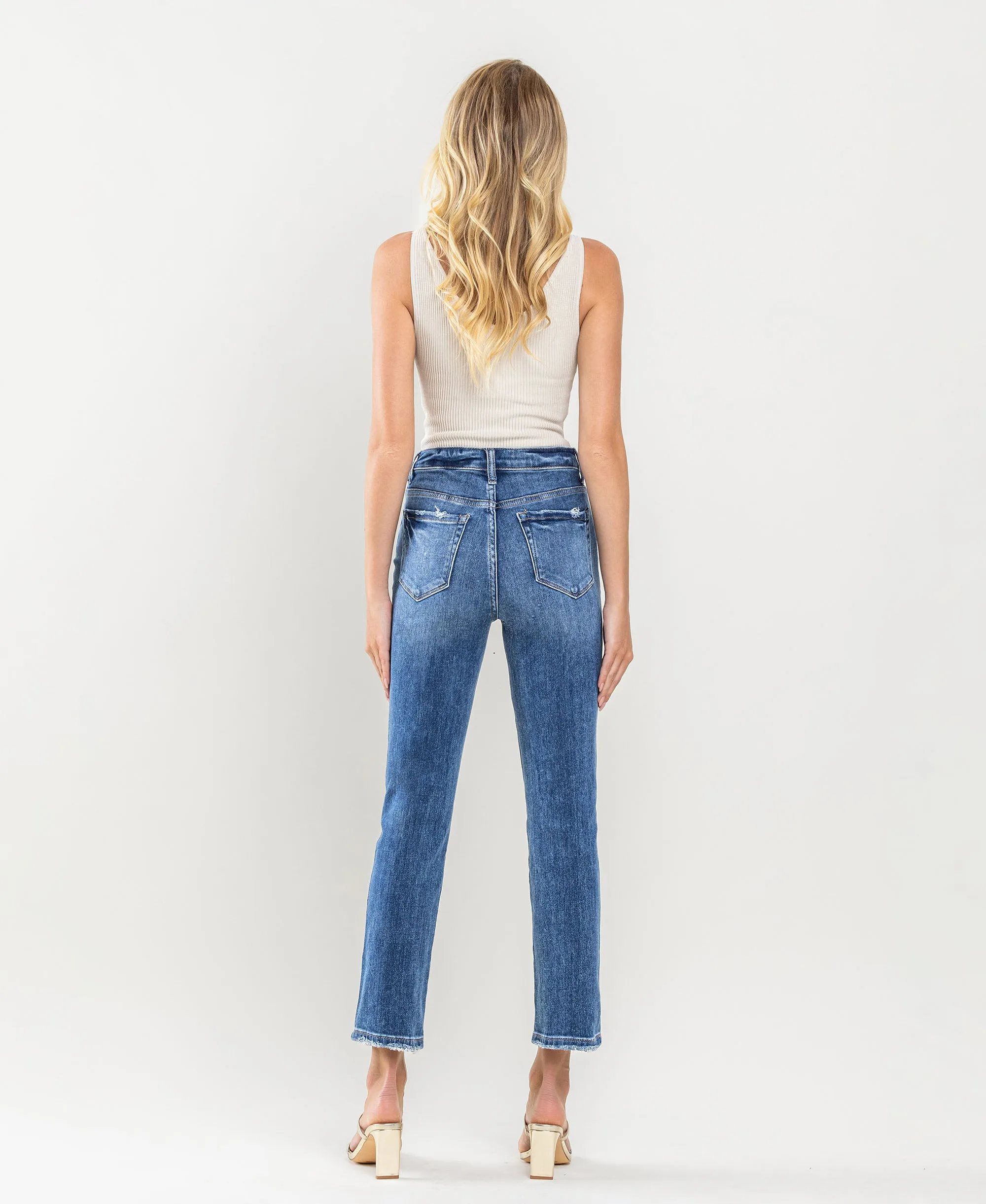 Special Affair - Super High Rise Ankle Slim Straight Jeans