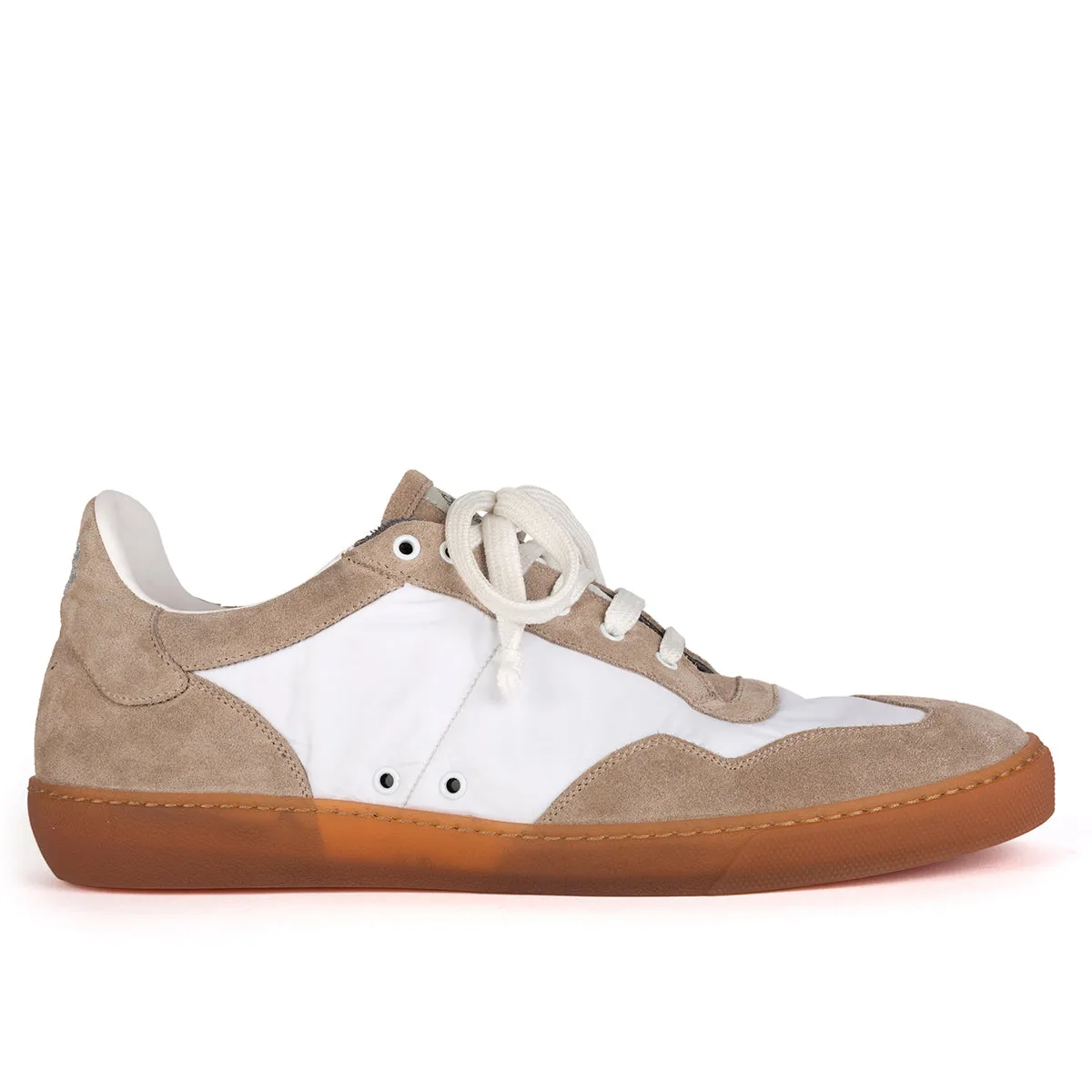 SPORT 85025<br> Leather and fabric sneakers