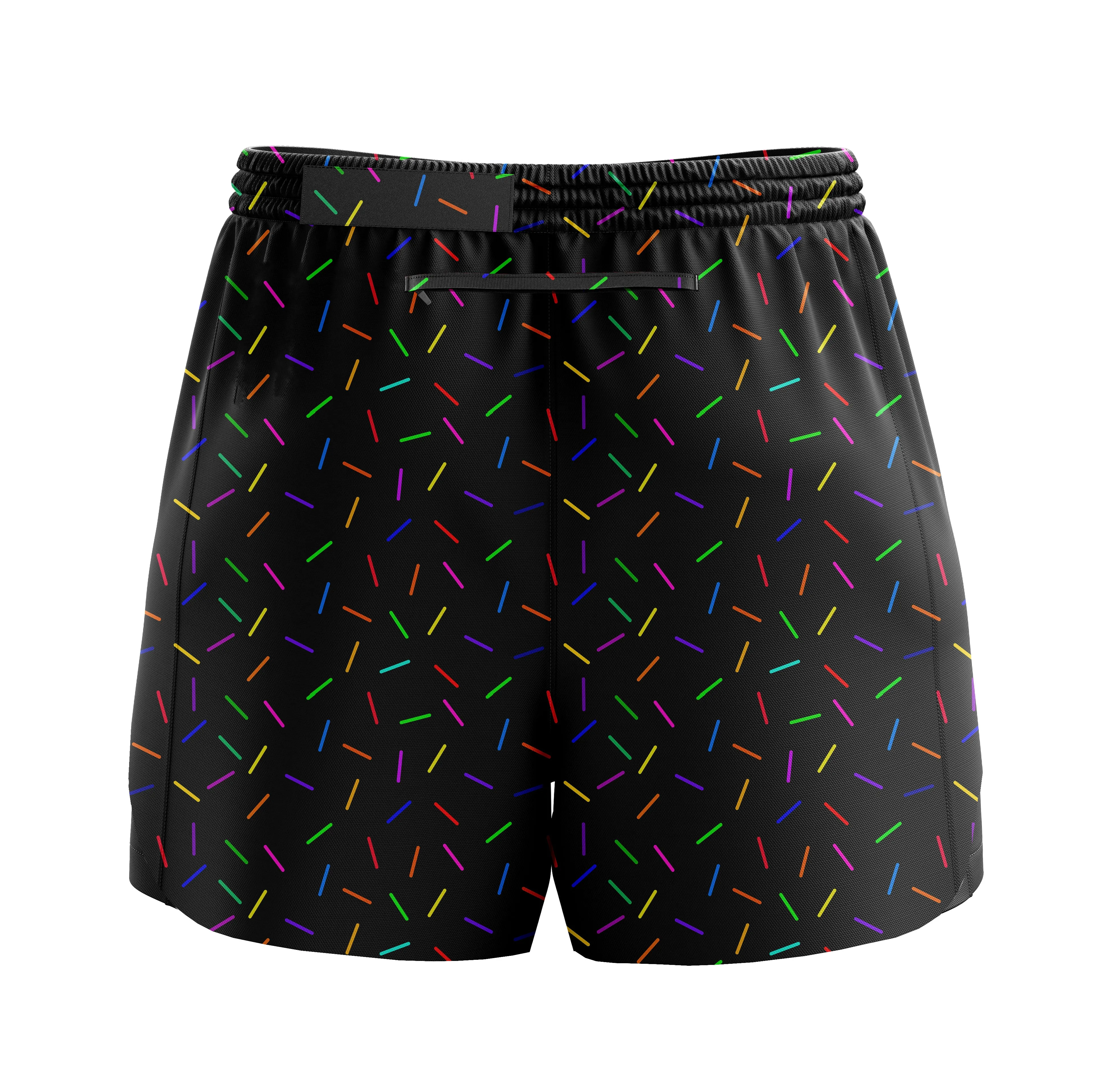 ''Sprinkle-of-joy'' black classic shorts