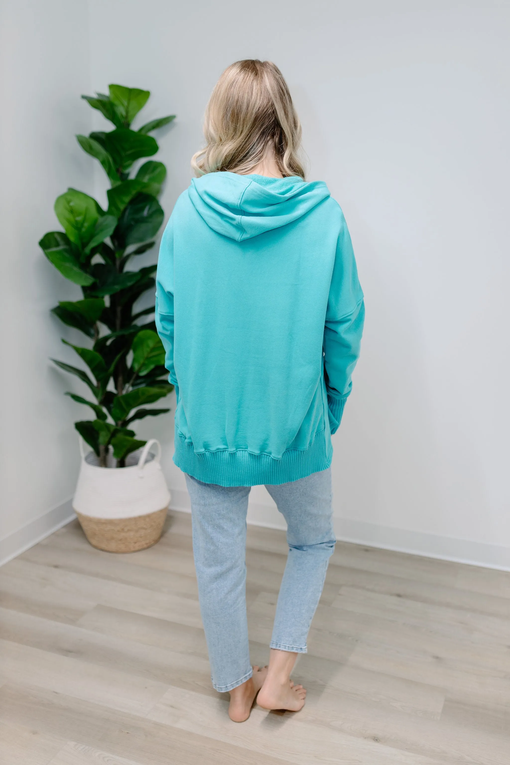 Starburst Hoodie - Aqua