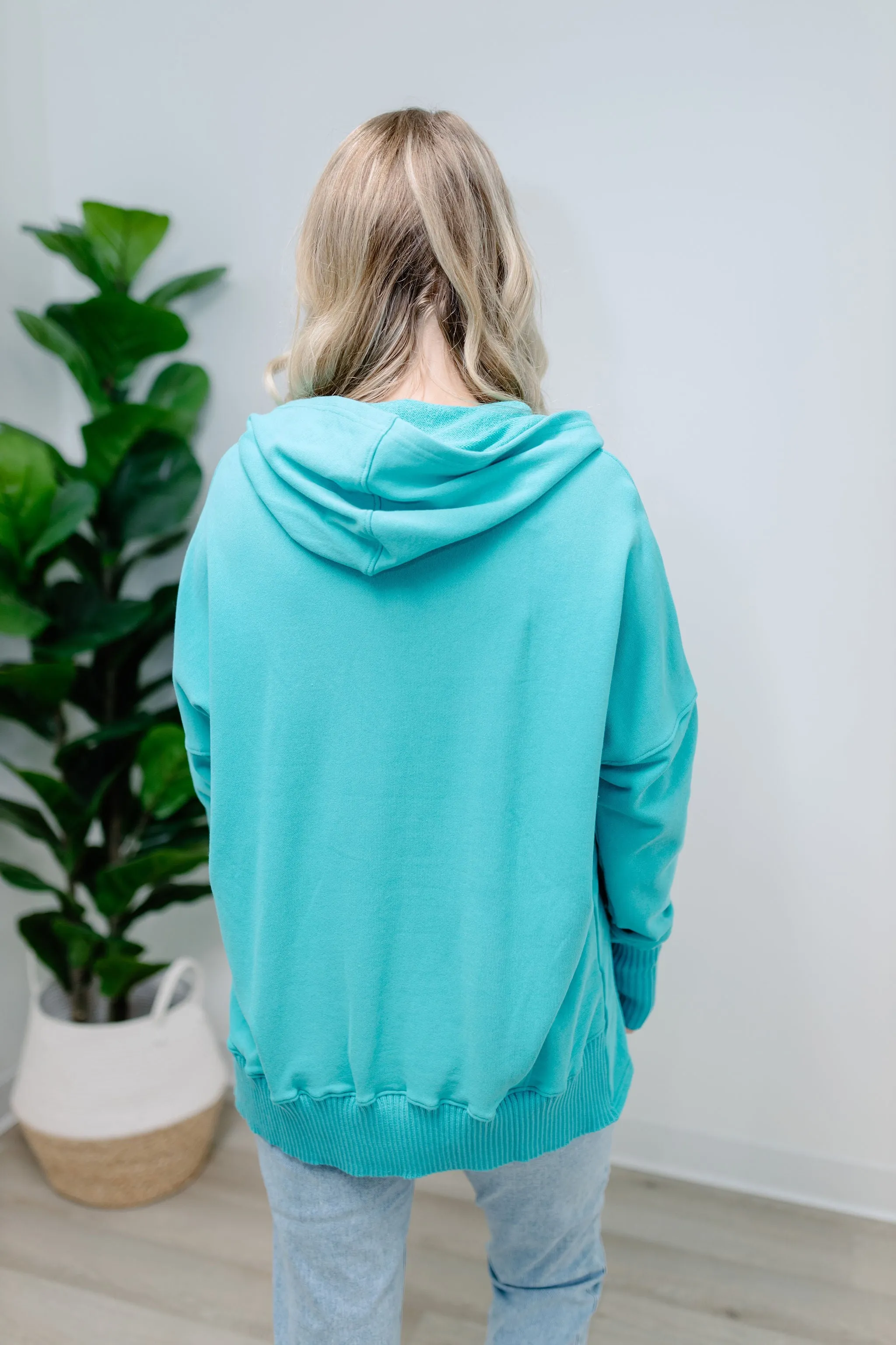 Starburst Hoodie - Aqua