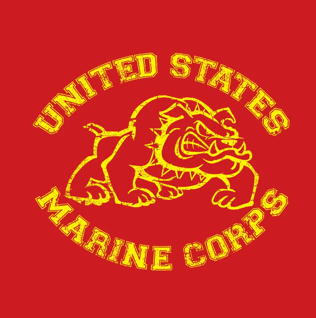 T-Shirt: Vintage U.S. Marine Bulldog