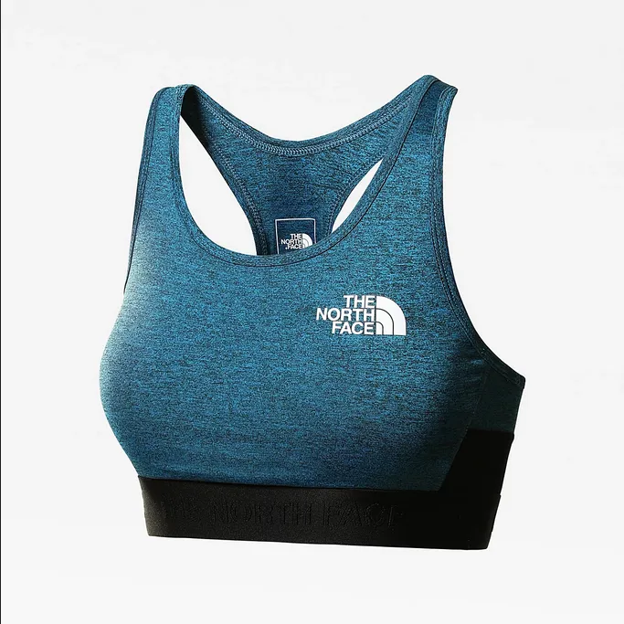 The North Face Women's Mountain Athletics Bra Top NF0A5IF86P8 Blue Black