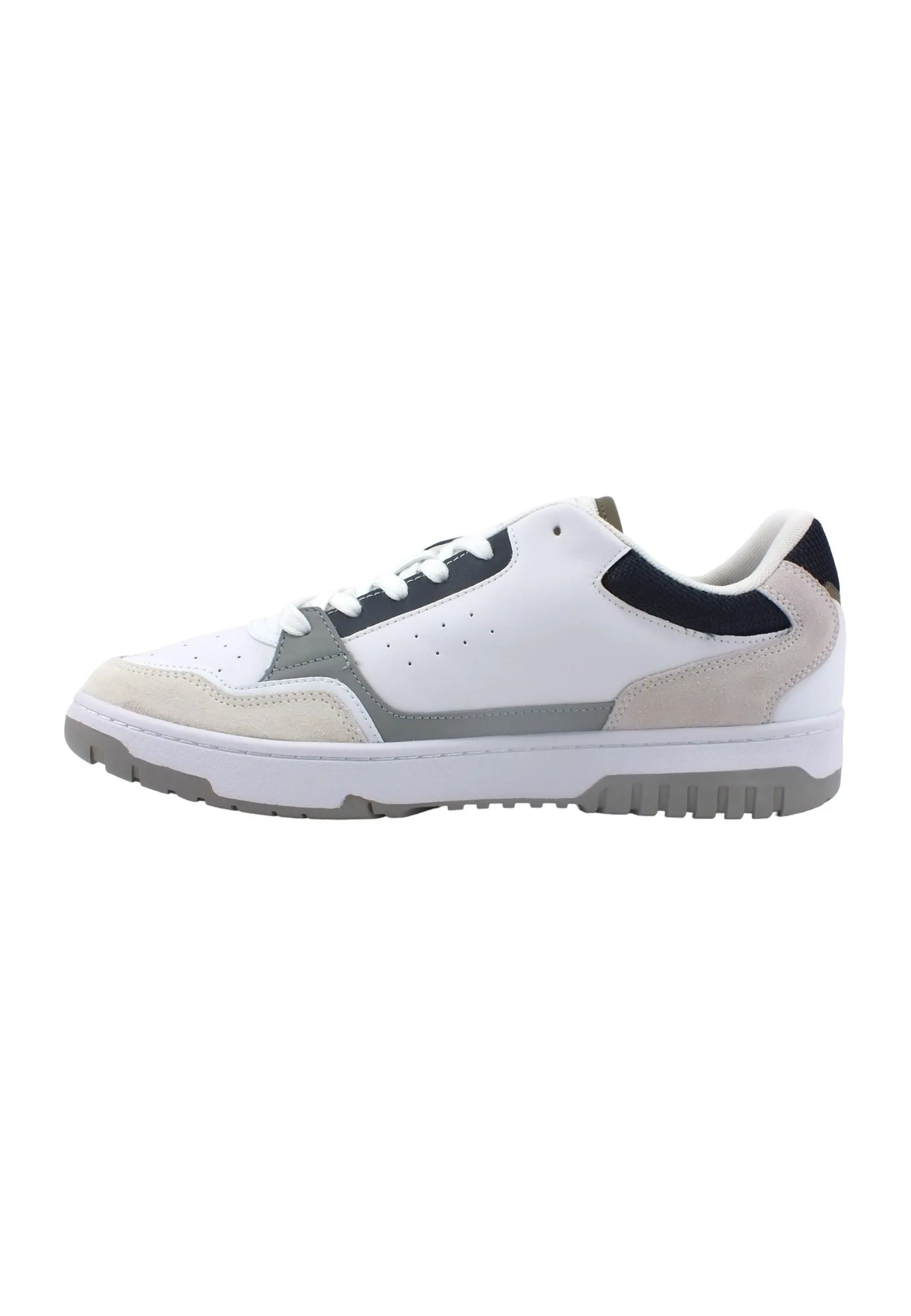 TOMMY HILFIGER Basket Street Mix Sneaker Uomo White FM0FM04695