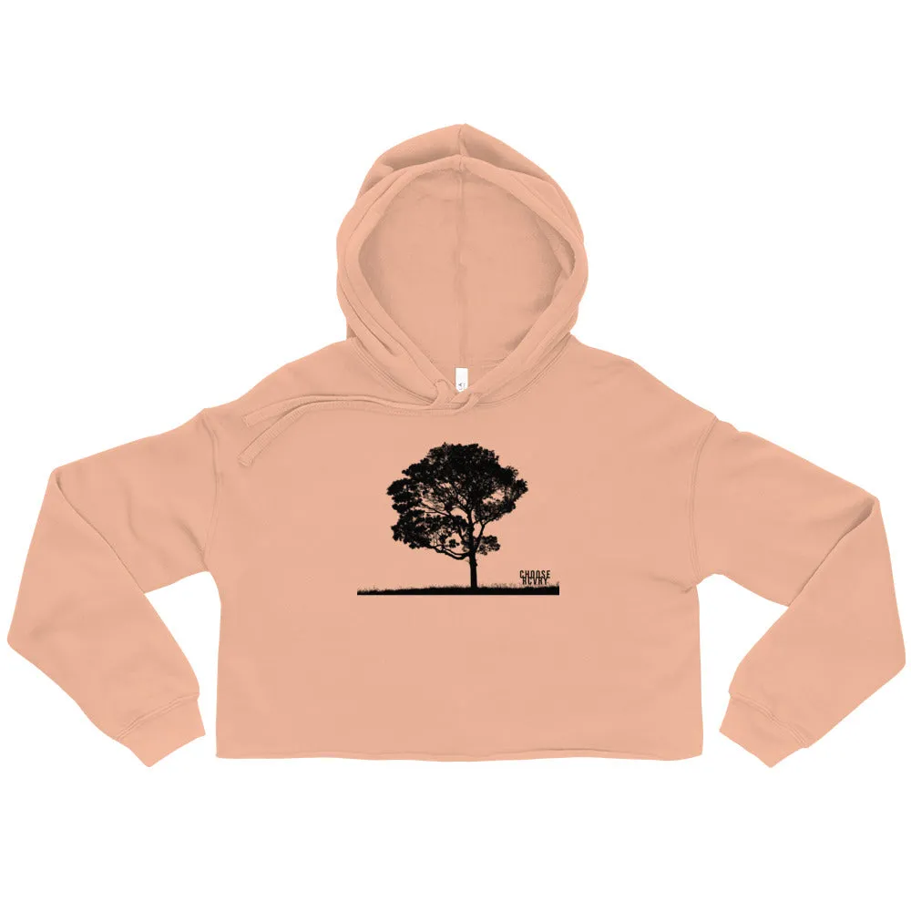 Tree Choose RCVRY Crop Hoodie