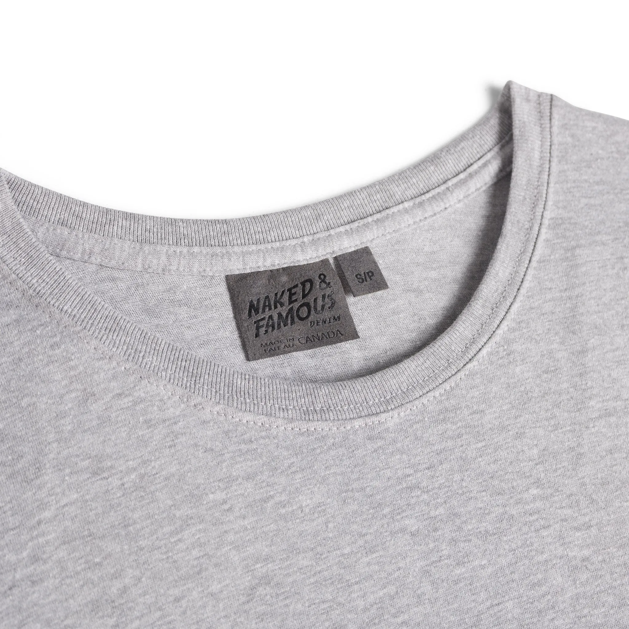 Women's - Circular Knit Ballet Tee - Double Ring-Spun Cotton - Heather Grey