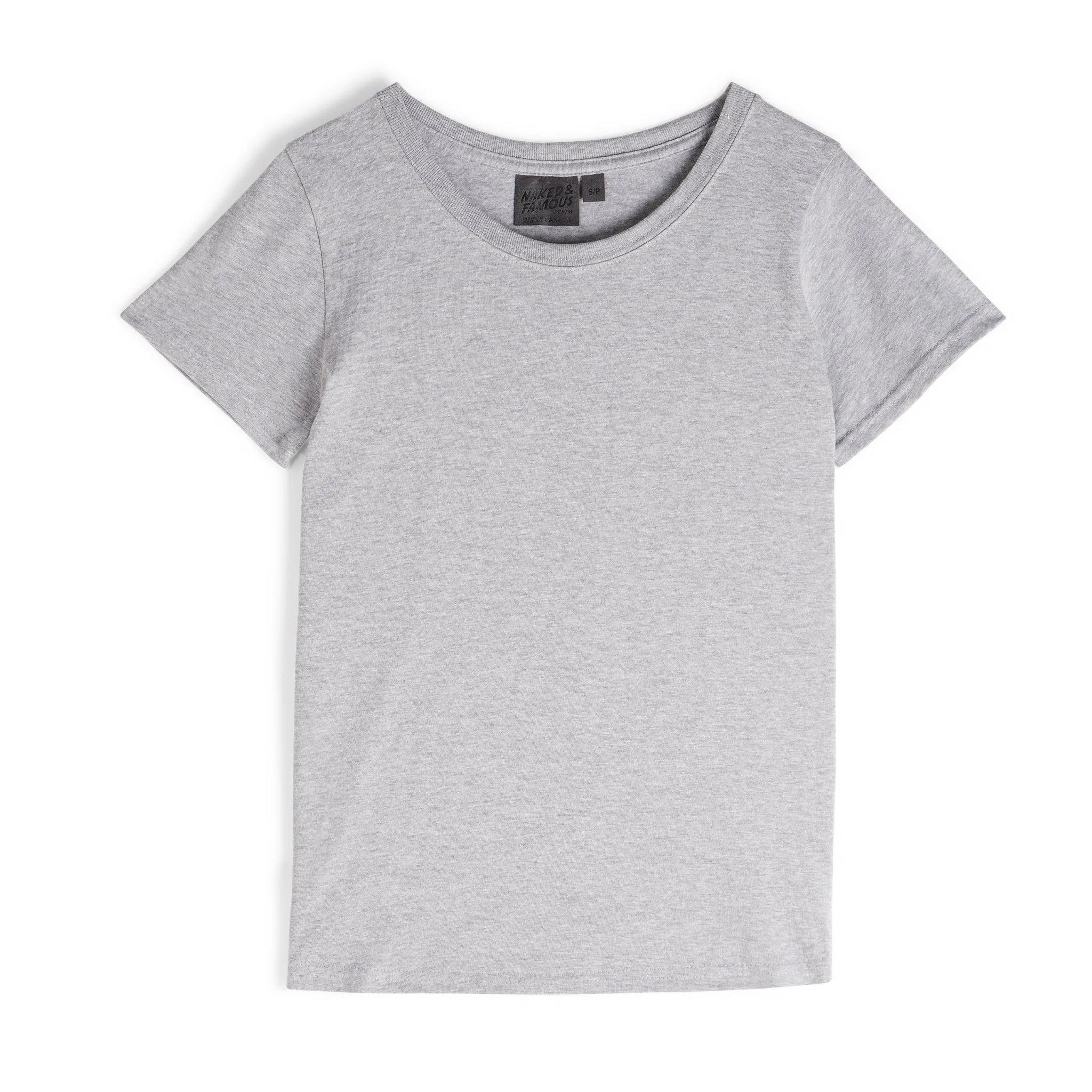 Women's - Circular Knit Ballet Tee - Double Ring-Spun Cotton - Heather Grey